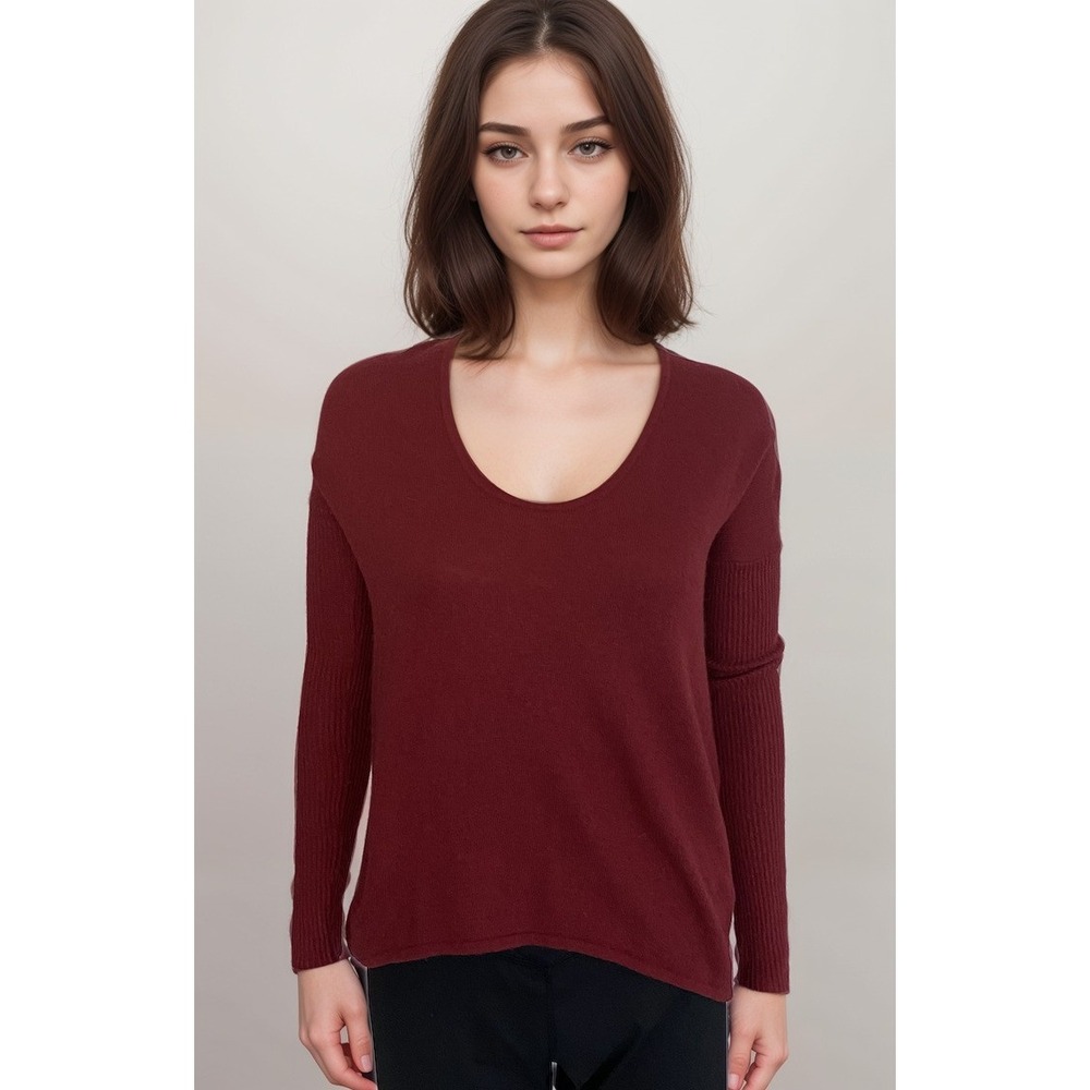 Helmut Lang Burgundy Sweater